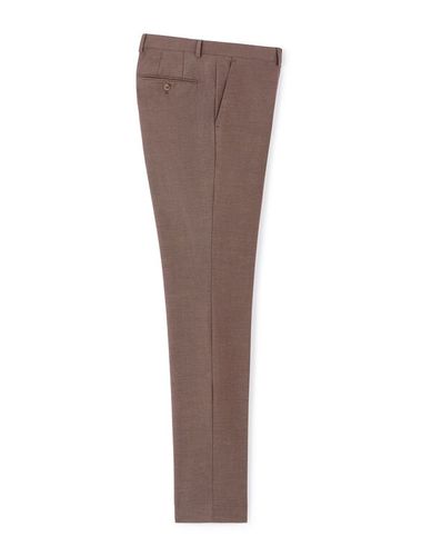 Pantalon de costume slim - taupe - camaieu - Modalova