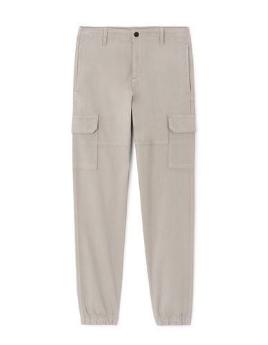 Pantalon cargo slim - gris - camaieu - Modalova