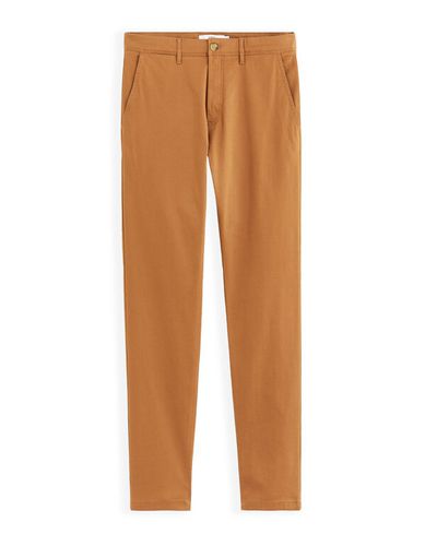 Pantalon chino slim en coton stretch - camaieu - Modalova