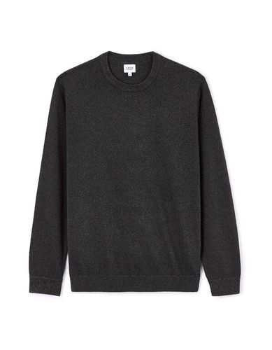 Pull col rond 100% coton - noir - camaieu - Modalova