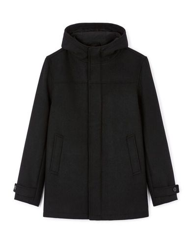 Duffle coat à capuche - noir - camaieu - Modalova