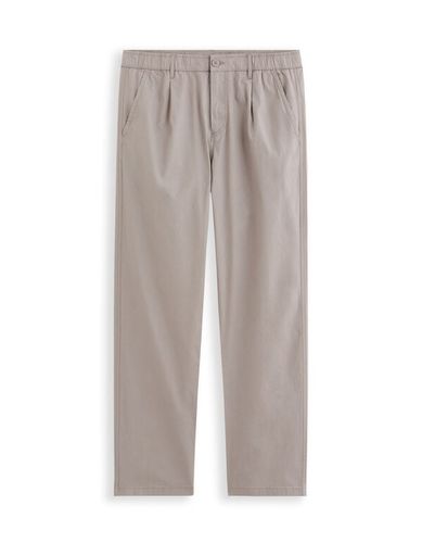 Pantalon chino straight en coton stretch - camaieu - Modalova