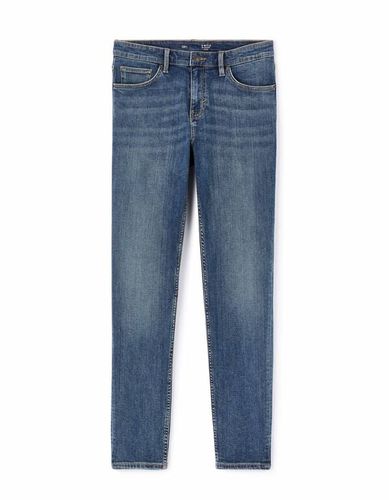 Jean slim coton stretch C25 - bleu - celio - Modalova