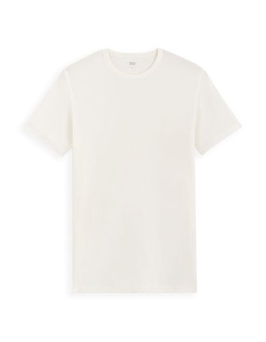 T-shirt col rond coton stretch - celio - Modalova