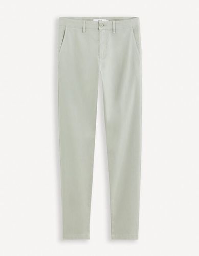 Pantalon chino slim en coton stretch - celio - Modalova