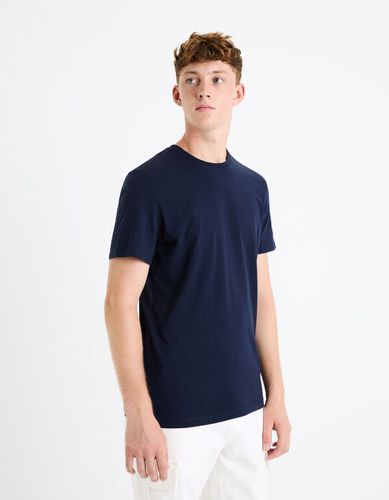 T-shirt straight version longue 100% coton - celio - Modalova