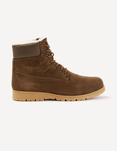 Boots fourées - brun - celio - Modalova