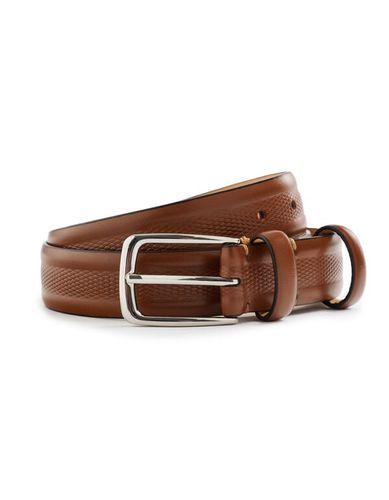 Ceinture en cuir - marron - camaieu - Modalova