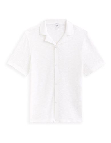 Chemisette jersey en coton et lin - camaieu - Modalova