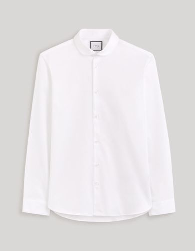 Chemise slim 100% coton - blanc - celio - Modalova