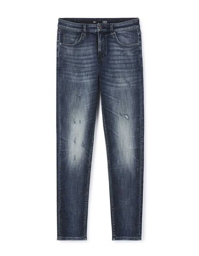 Jean slim en coton stretch C25 - marine - celio - Modalova