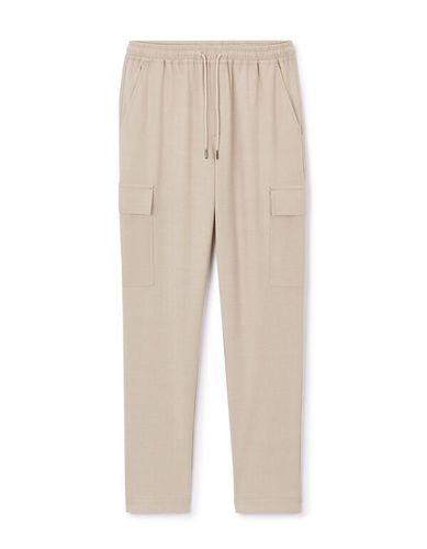 Pantalon cargo jogger - beige - camaieu - Modalova