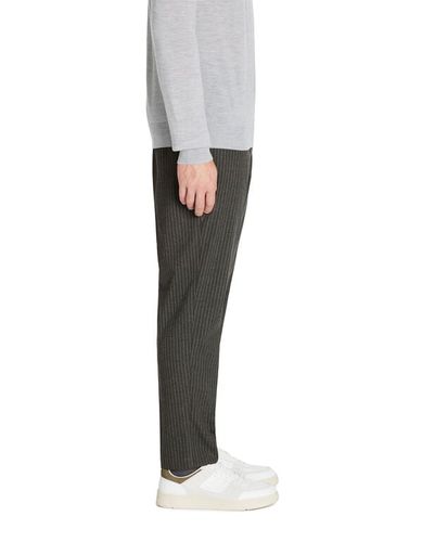 Pantalon slim rayures - gris - camaieu - Modalova