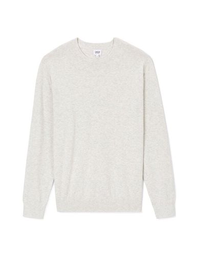 Pull col rond 100% coton - blanc - camaieu - Modalova