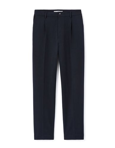 Pantalon chino loose - marine - camaieu - Modalova