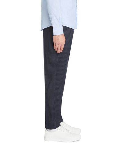 Pantalon slim - marine - camaieu - Modalova