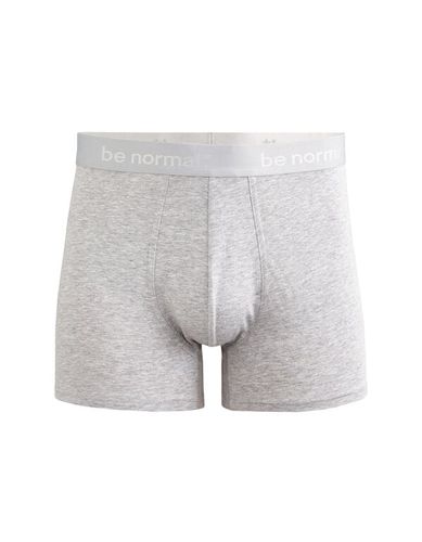 Boxer en coton stretch - gris chiné - camaieu - Modalova