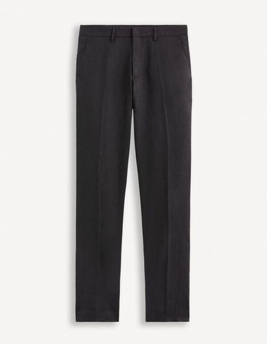 Pantalon chino slim - noir - celio - Modalova
