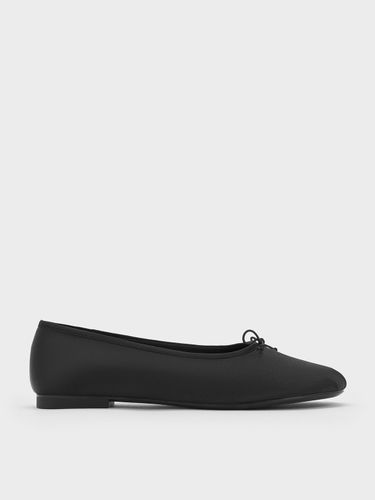 Charles & Keith - Ballerines en satin à nœud - Charles & Keith - Modalova