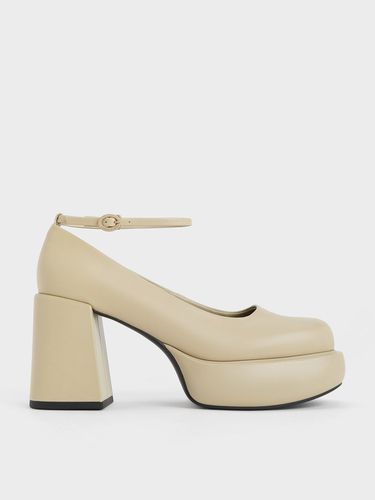 Charles & Keith - Escarpins à plateforme et bride de cheville Monique - Charles & Keith - Modalova