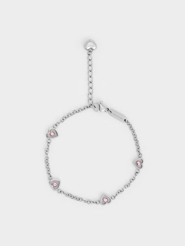 Charles & Keith - Bracelet à cœurs ornés d'un crystal Malorie - Charles & Keith - Modalova