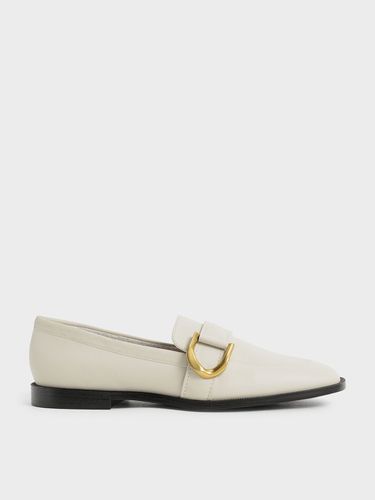 Charles & Keith - Mocassins Gabine en cuir avec boucle - Charles & Keith - Modalova