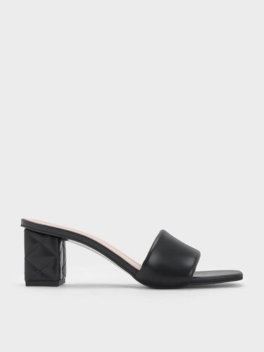 Charles & Keith - Mules à lanière rembourrée et talon matelassé - Charles & Keith - Modalova