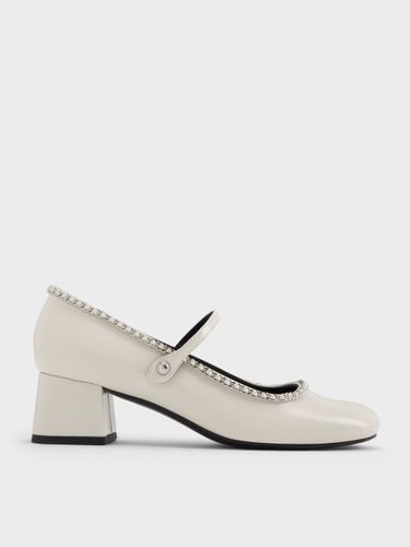 Charles & Keith - Escarpins Mary Jane à talons carrés et chaîne tressée - Charles & Keith - Modalova