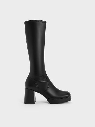 Charles & Keith - Bottines à plateforme et talon carré Evie - Charles & Keith - Modalova