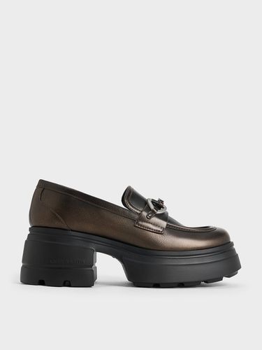 Charles & Keith - Mocassins à plateforme et détail métallique - Charles & Keith - Modalova