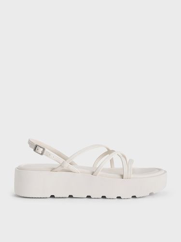 Charles & Keith - Sandales plates à lanières et semelles crantées - Charles & Keith - Modalova