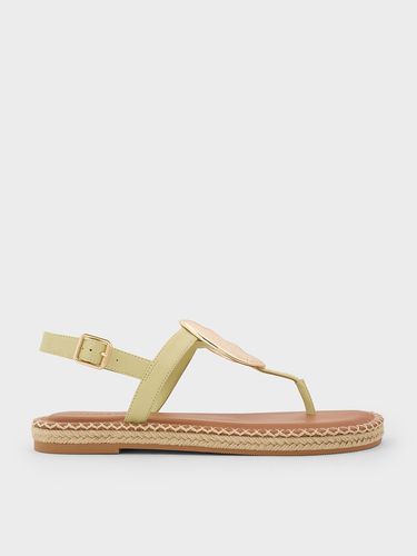 Charles & Keith - Sandales avec ornement métallique à semelle espadrille - Charles & Keith - Modalova