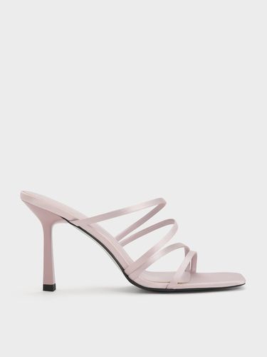 Charles & Keith - Mules asymétriques à talon et bout carré - Charles & Keith - Modalova
