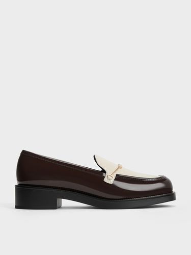 Charles & Keith - Mocassins bicolores à détail métallique Lexie - Charles & Keith - Modalova