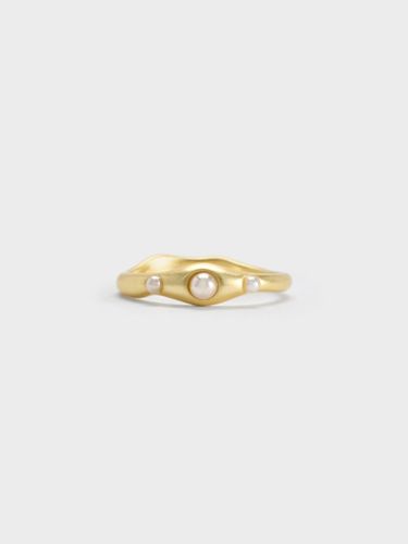 Charles & Keith - Bague sculptée à fausse perle Corrine - Charles & Keith - Modalova