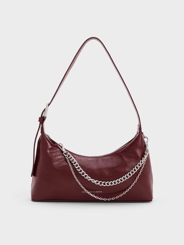 Charles & Keith - Sac hobo à effet froncé orné de chaîne Atwood - Charles & Keith - Modalova