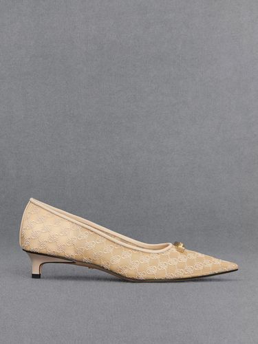 Charles & Keith - Escarpins en maille à talon de chaton - Charles & Keith - Modalova