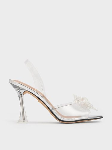 Charles & Keith - Escarpins à bride arrière et nœud perlé - Charles & Keith - Modalova