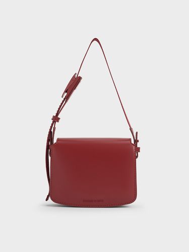 Charles & Keith - Sac boxy porté épaule à rabat frontal - Charles & Keith - Modalova