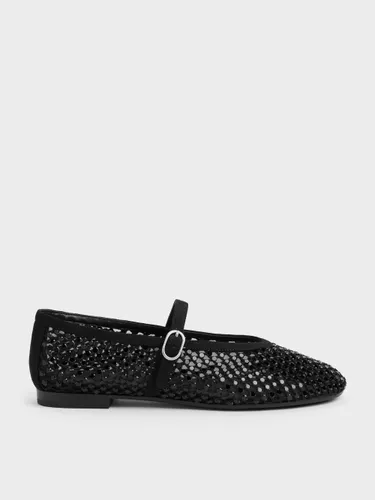 Salomés Mary Jane en Maille et Cristaux Maggie - Charles & Keith - Modalova