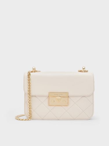 Charles & Keith - Sac matelassé à poignée en chaîne Alva - Charles & Keith - Modalova