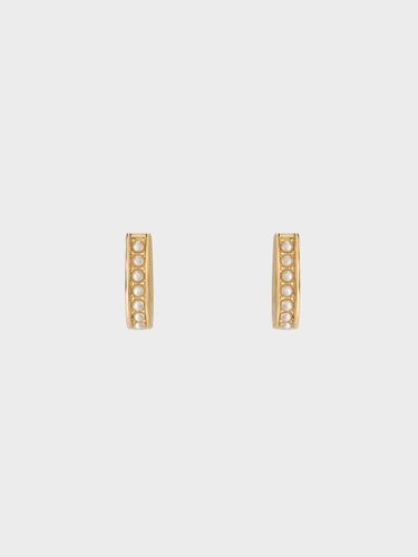 Charles & Keith - Boucles d'oreilles créoles ornées de fausses perles Maeve - Charles & Keith - Modalova