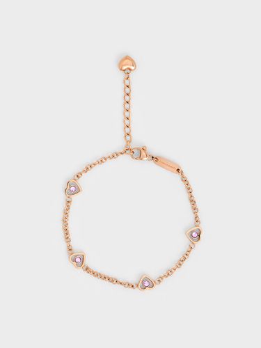 Charles & Keith - Bracelet à cœurs ornés d'un crystal Malorie - Charles & Keith - Modalova