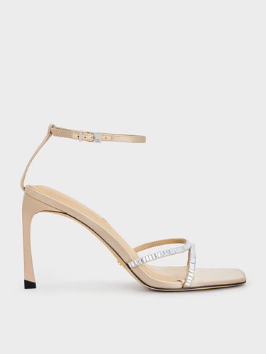 Charles & Keith - Sandales en polyester recyclé à bride de cheville ornée de strass - Charles & Keith - Modalova