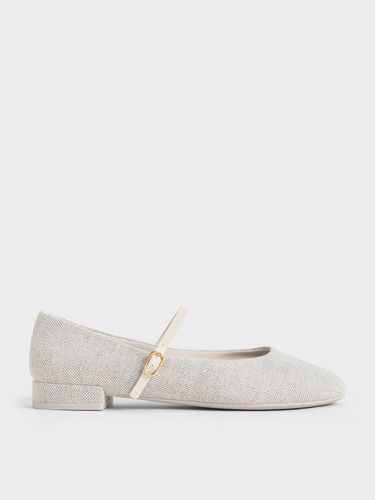 Charles & Keith - Mary Jane en tweed à bout rond - Charles & Keith - Modalova