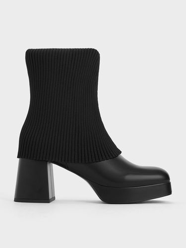 Charles & Keith - Bottines en maille Evie - Charles & Keith - Modalova