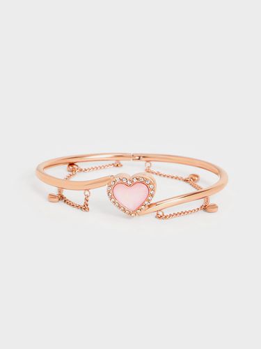 Charles & Keith - Bracelet à maillons et cristal en forme de coeur Annalise - Charles & Keith - Modalova