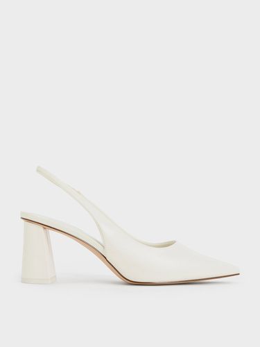 Charles & Keith - Escarpins à bride arrière et talon trapèze - Charles & Keith - Modalova