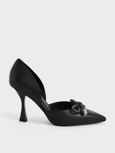 Charles & Keith - Escarpins d'Orsay à noeud serti de pierres fines - Charles & Keith - Modalova