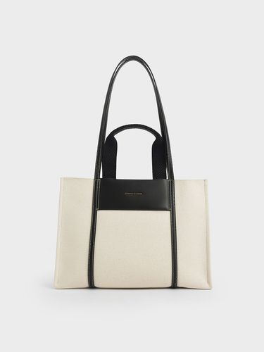 Charles & Keith - Sac cabas large avec double poignée Shalia - Charles & Keith - Modalova